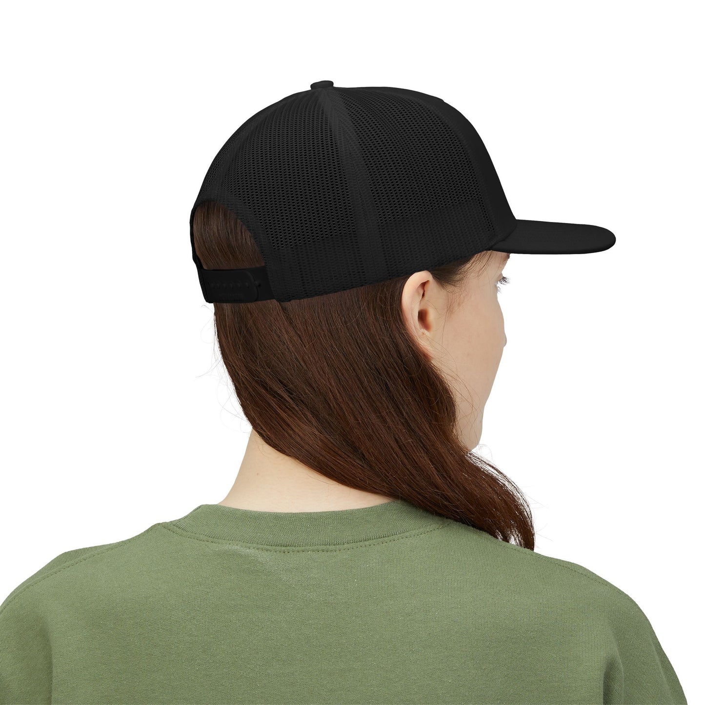Skull Trucker Cap with Red-Eye Tribal Design | Doom Brew Official Merch