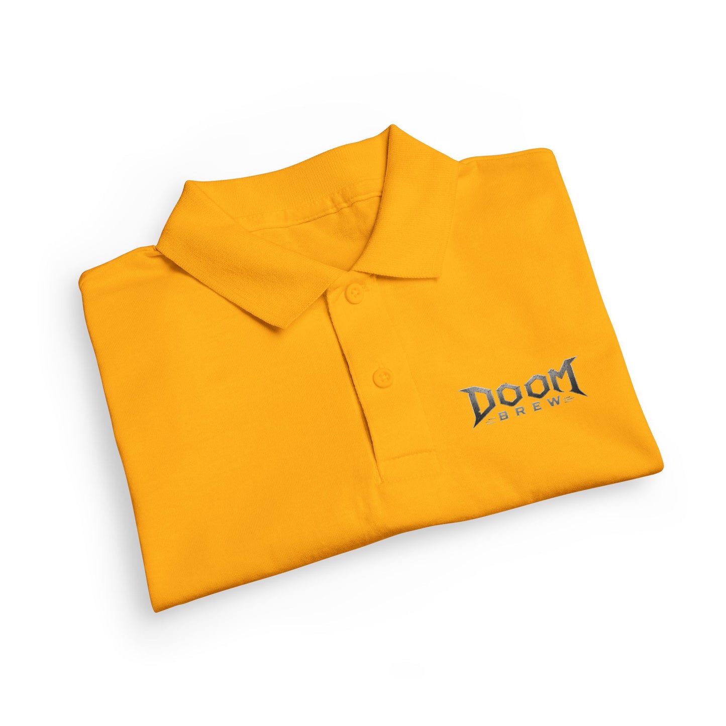 Youth Polo — 'Doom Brew' Logo Kids Jersey Polo Shirt