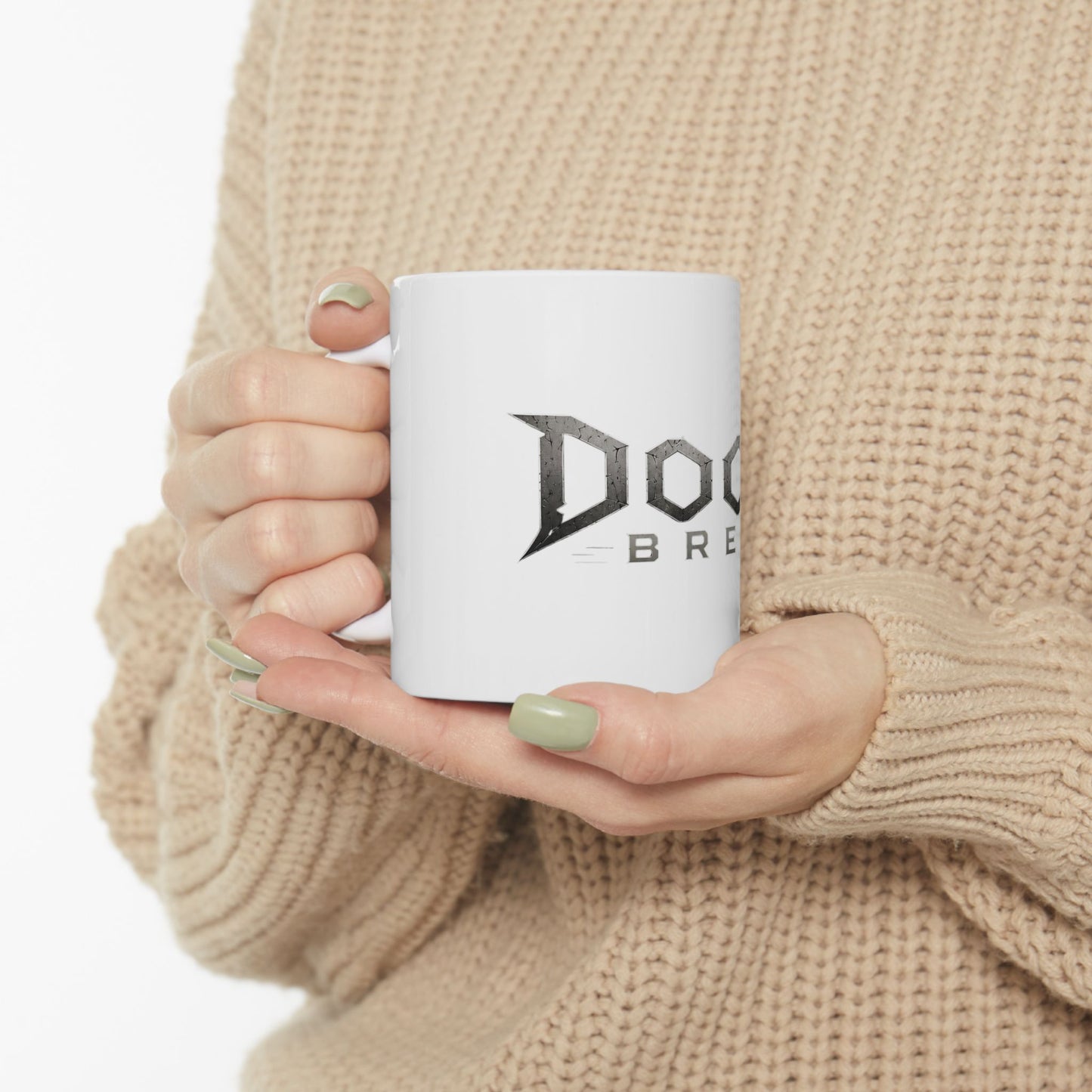 Doom Brew Ceramic Mug — Funny Gamer Coffee Cup (11oz & 15oz)