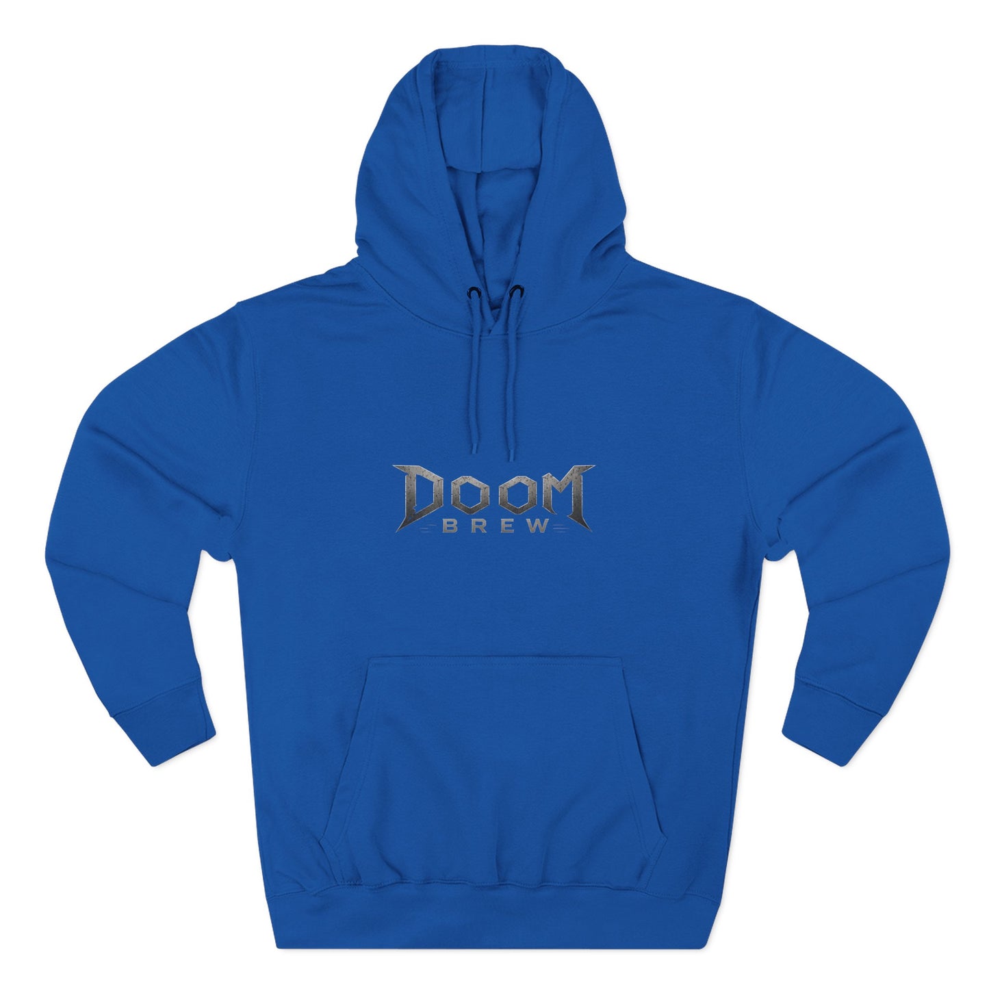 Doom Brew Hoodie — Gothic Logo Fleece Pullover