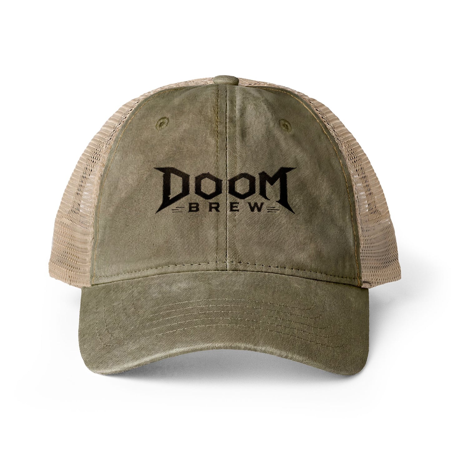 Women's Washed Mesh-Back Cap | Doom Brew Official Merch