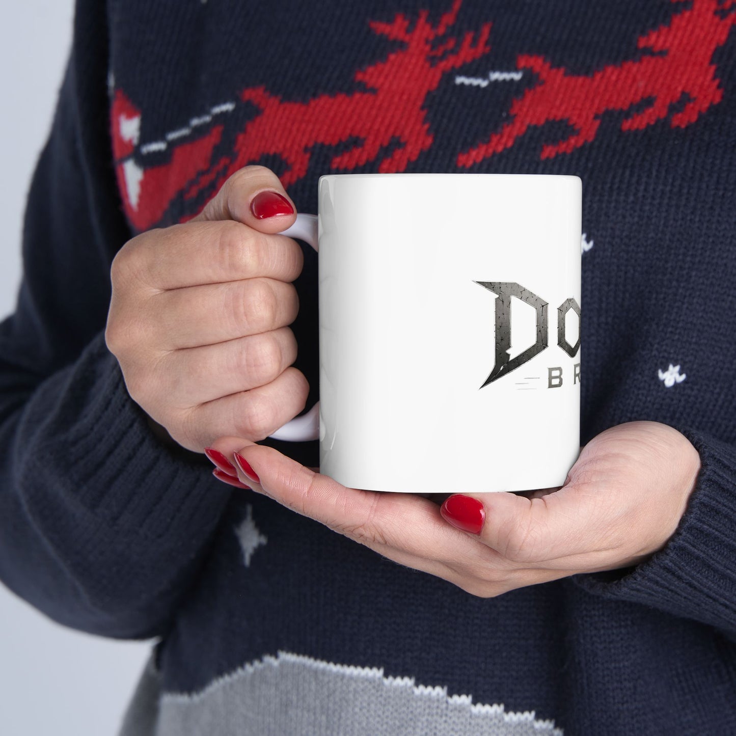Doom Brew Ceramic Mug — Funny Gamer Coffee Cup (11oz & 15oz)