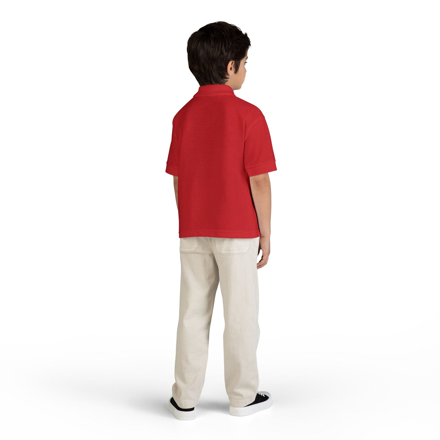 Youth Polo — 'Doom Brew' Logo Kids Jersey Polo Shirt
