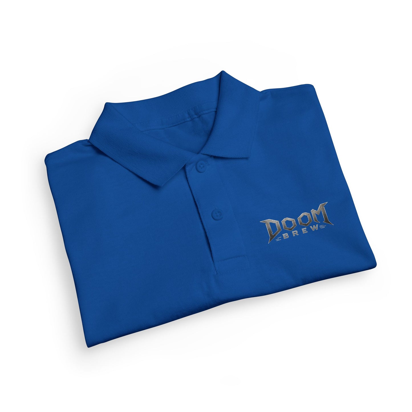Youth Polo — 'Doom Brew' Logo Kids Jersey Polo Shirt