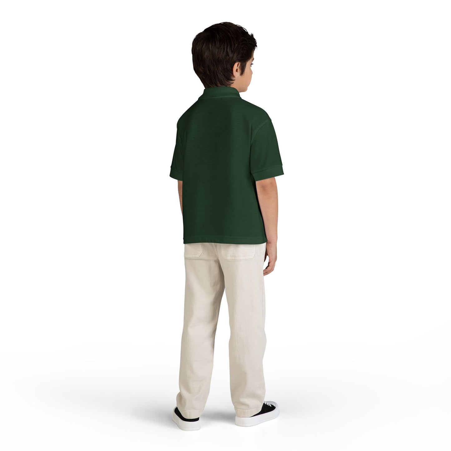 Youth Polo — 'Doom Brew' Logo Kids Jersey Polo Shirt