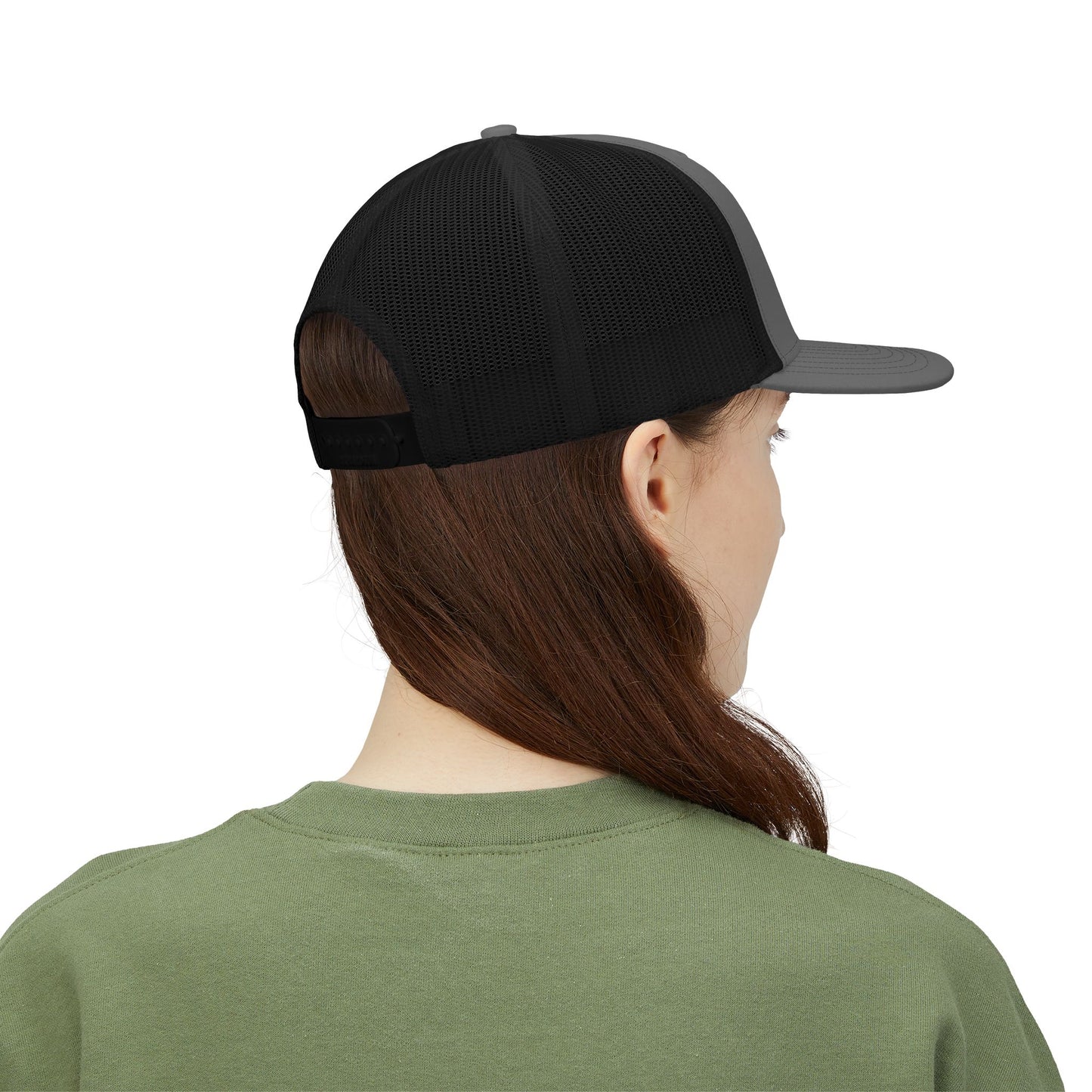 Skull Trucker Cap with Red-Eye Tribal Design | Doom Brew Official Merch