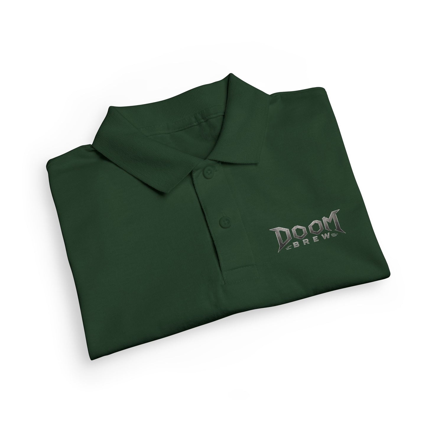 Youth Polo — 'Doom Brew' Logo Kids Jersey Polo Shirt