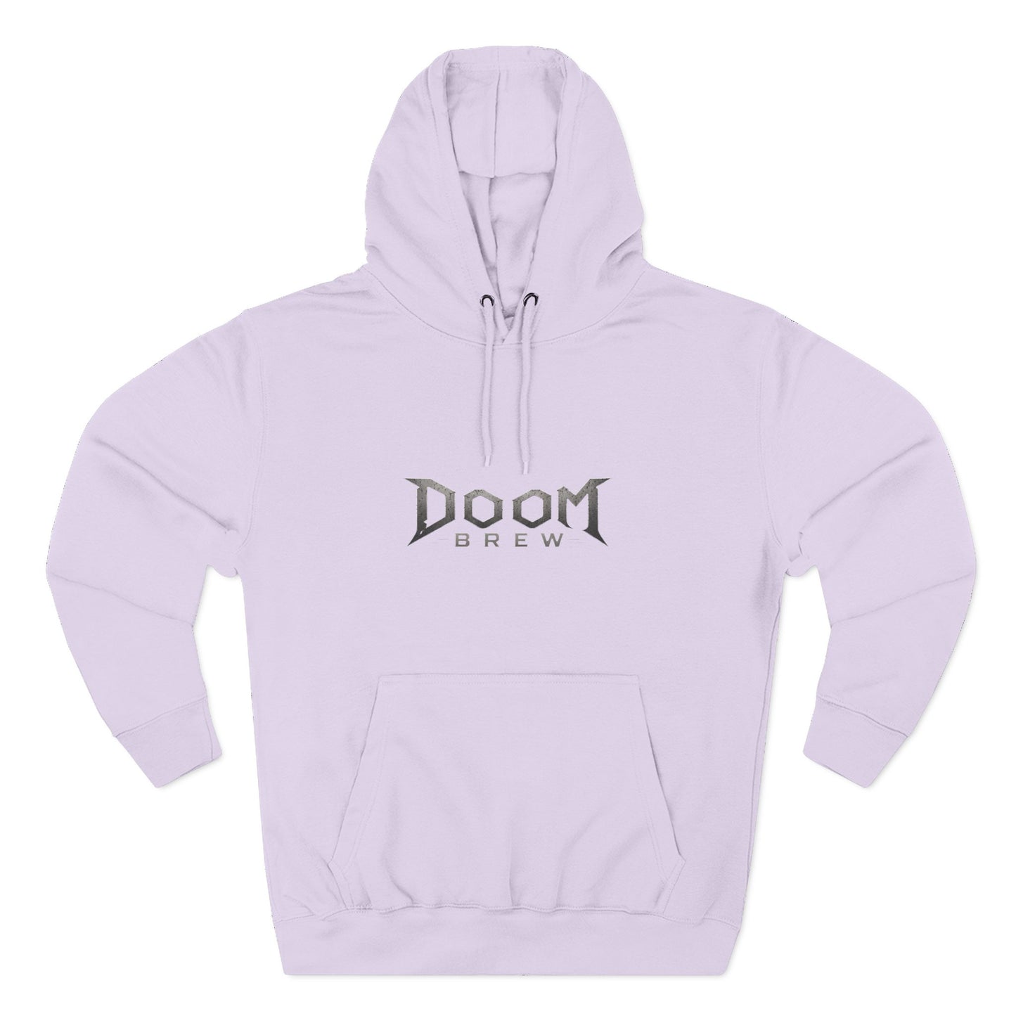 Doom Brew Hoodie — Gothic Logo Fleece Pullover