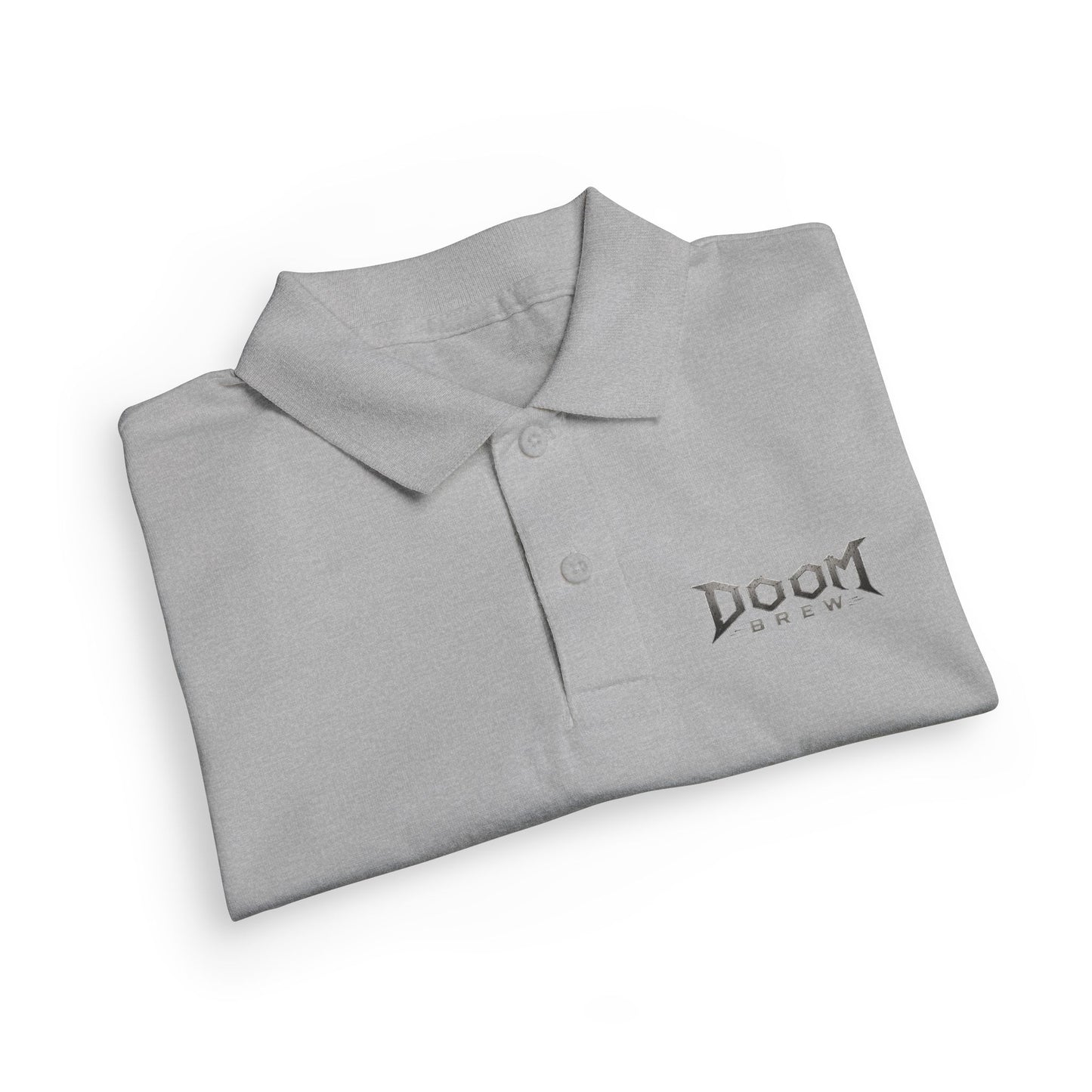 Youth Polo — 'Doom Brew' Logo Kids Jersey Polo Shirt