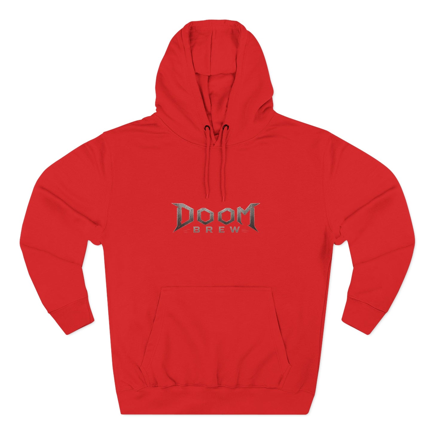 Doom Brew Hoodie — Gothic Logo Fleece Pullover