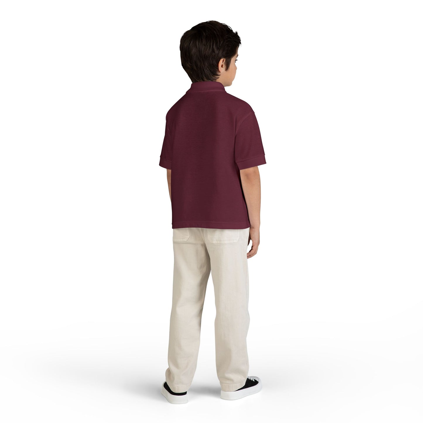 Youth Polo — 'Doom Brew' Logo Kids Jersey Polo Shirt