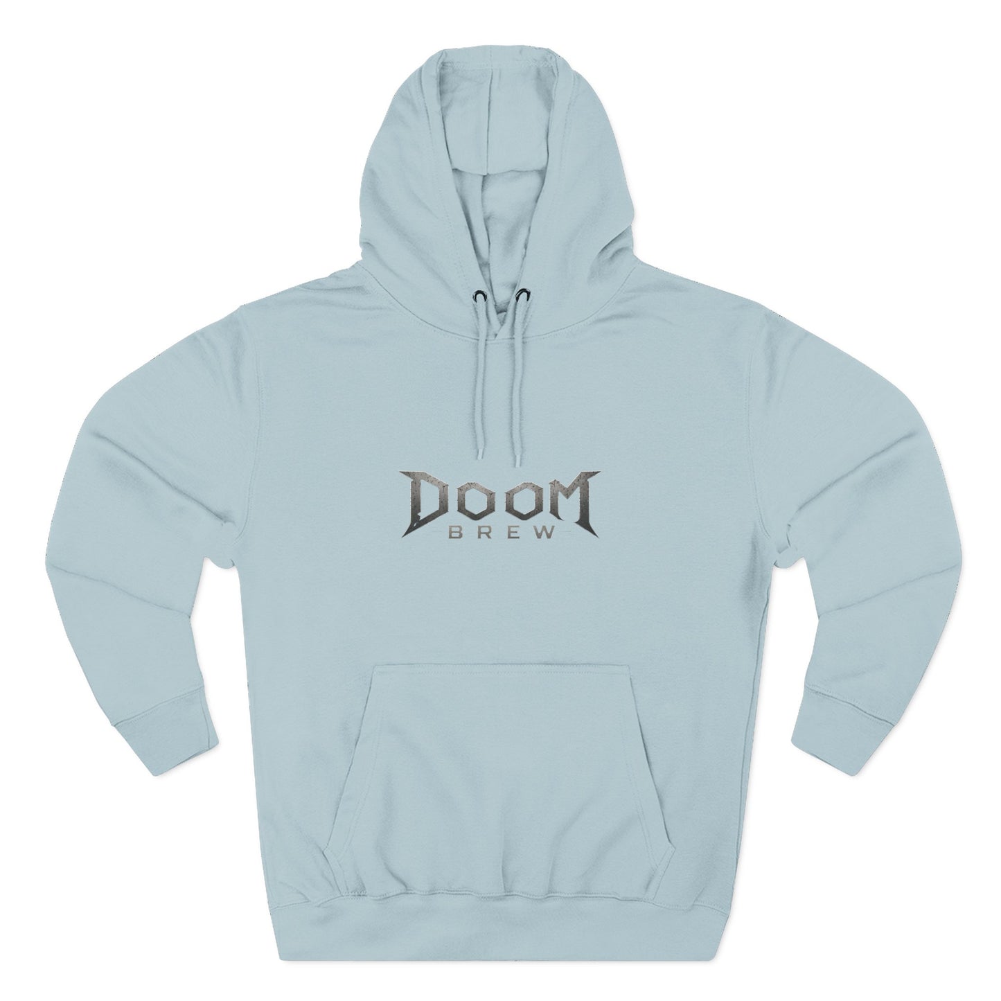 Doom Brew Hoodie — Gothic Logo Fleece Pullover