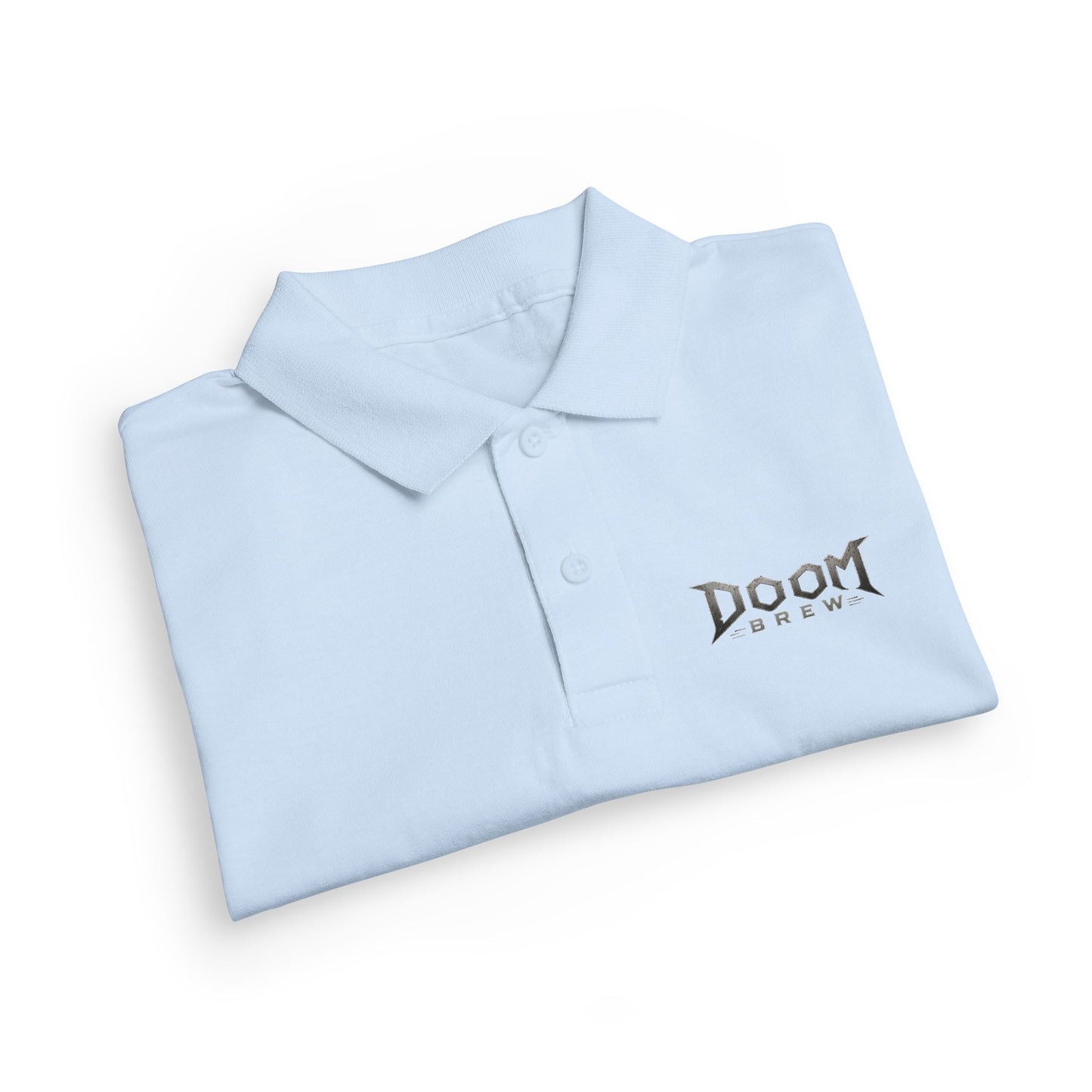 Youth Polo — 'Doom Brew' Logo Kids Jersey Polo Shirt