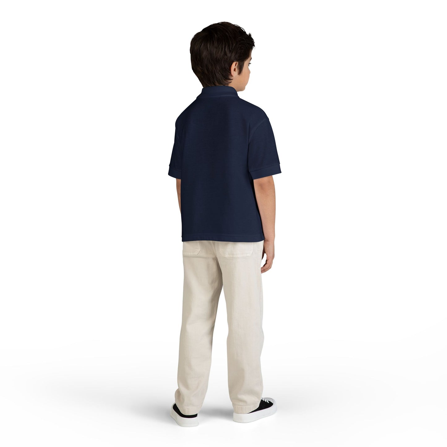 Youth Polo — 'Doom Brew' Logo Kids Jersey Polo Shirt