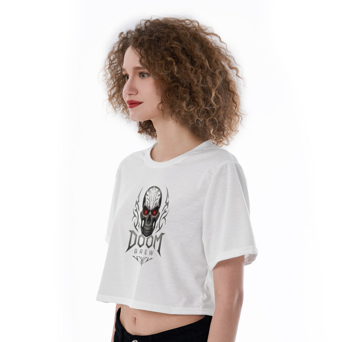 All-Over Print Cropped T-Shirt