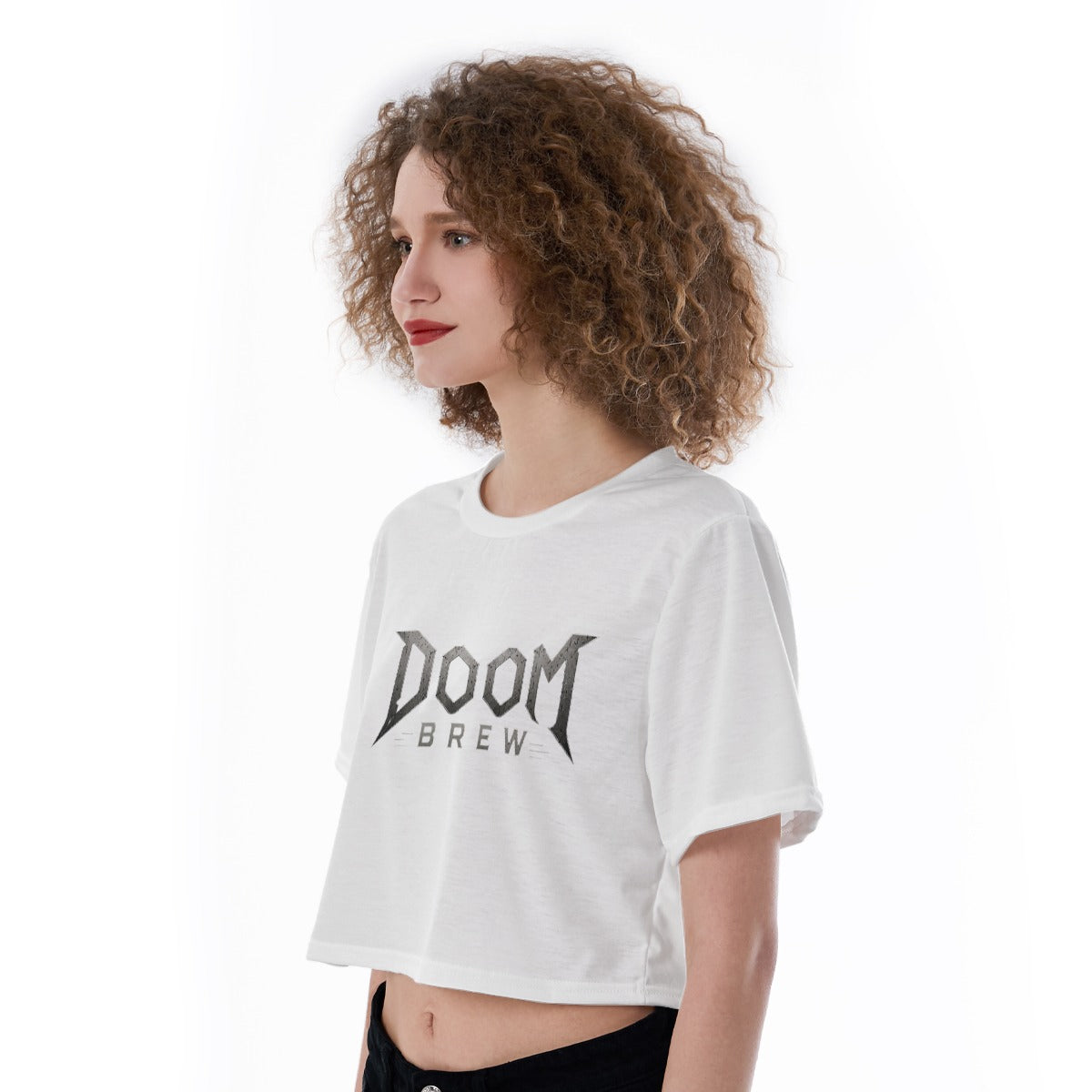 All-Over Print Cropped T-Shirt