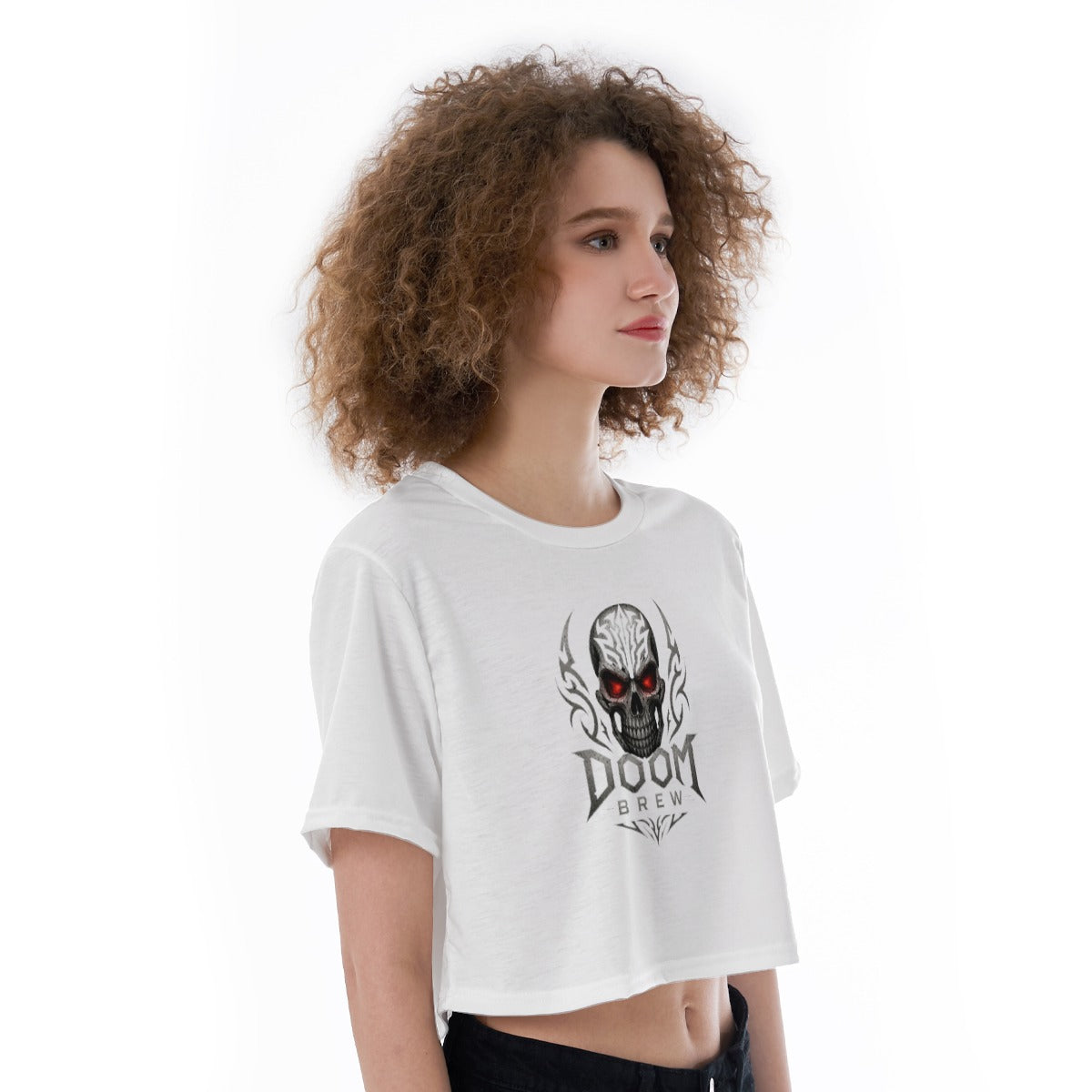All-Over Print Cropped T-Shirt