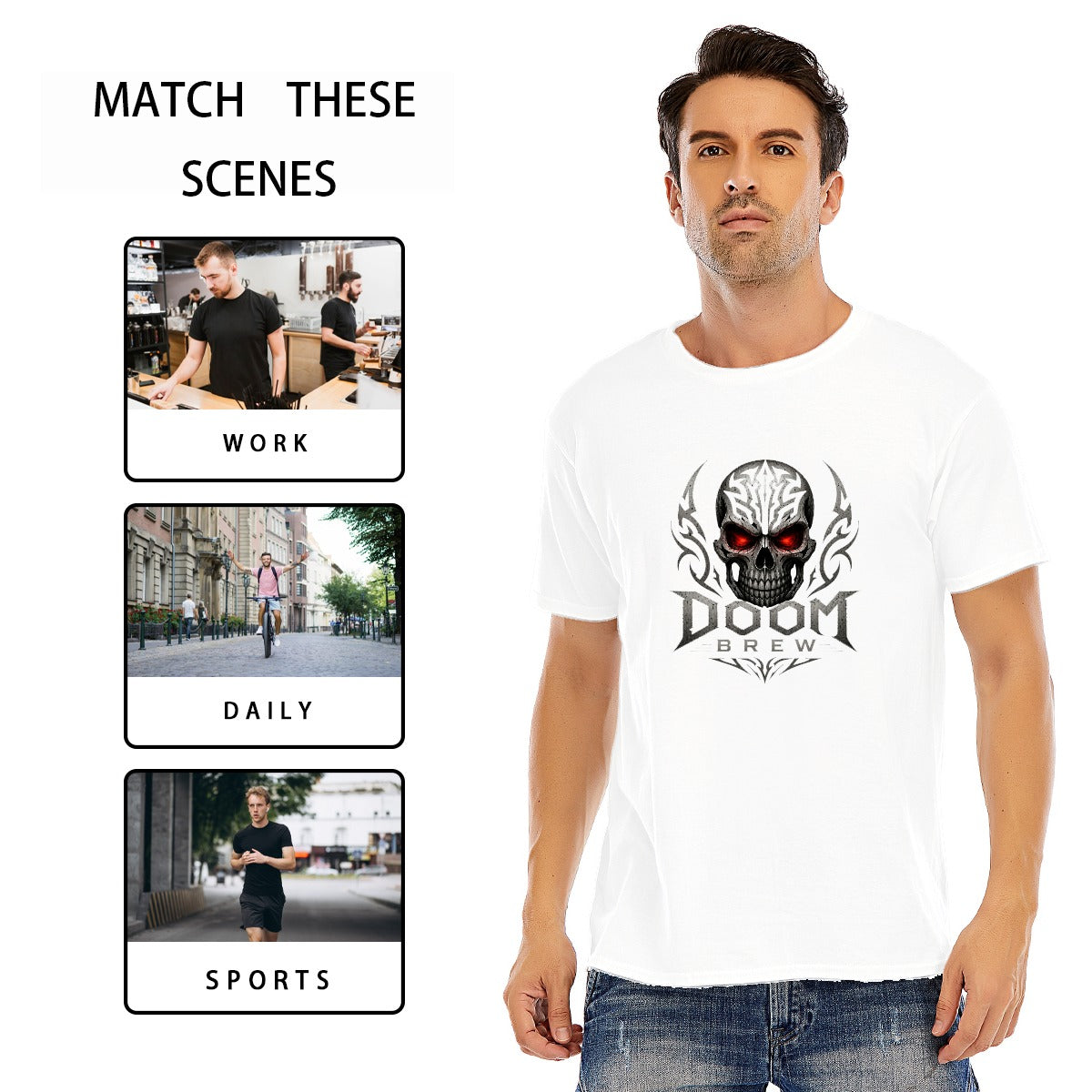 Unisex O-neck Short Sleeve T-shirt | 180GSM Cotton (DTF)