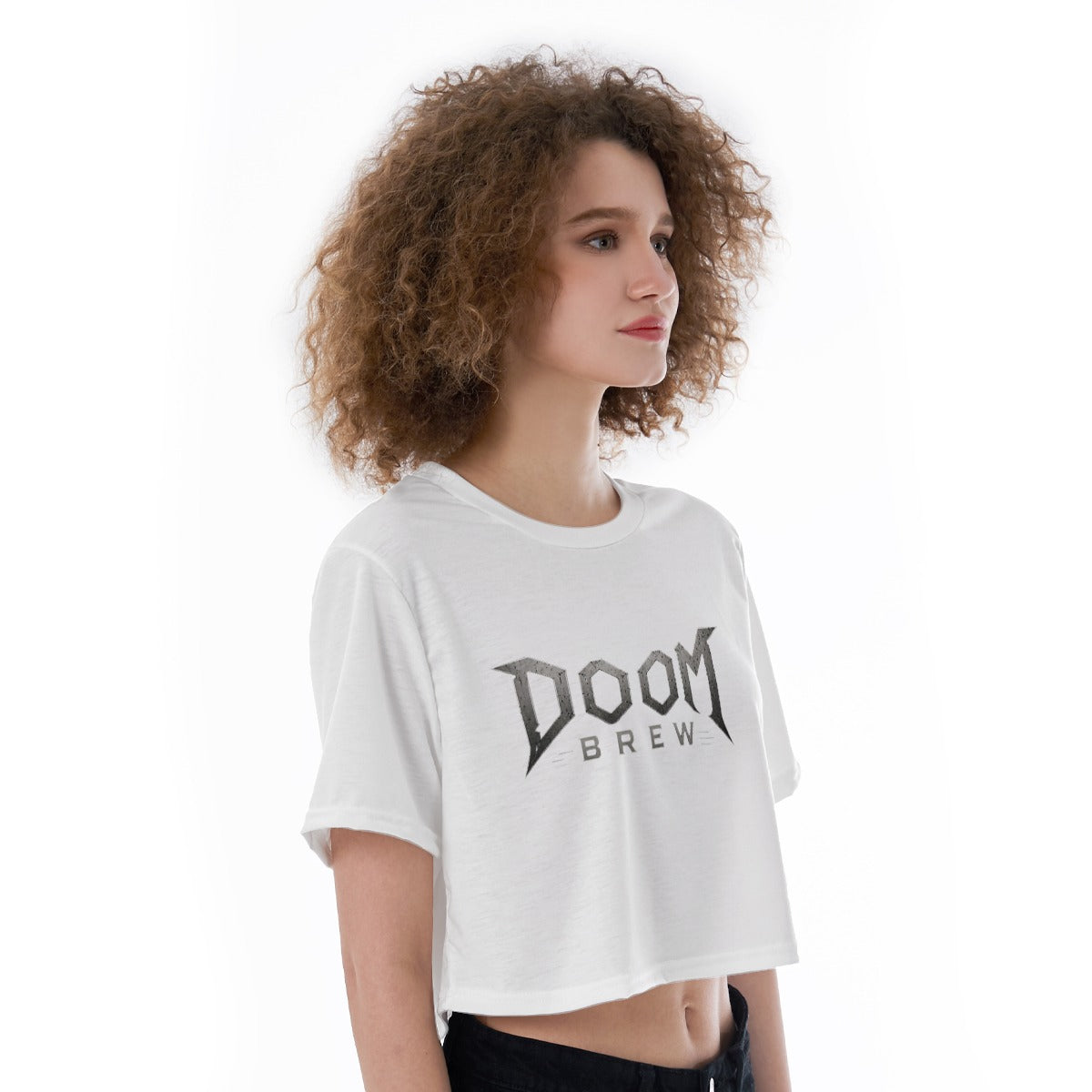 All-Over Print Cropped T-Shirt