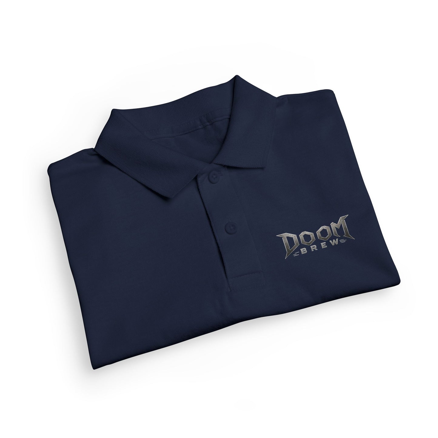 Youth Polo — 'Doom Brew' Logo Kids Jersey Polo Shirt