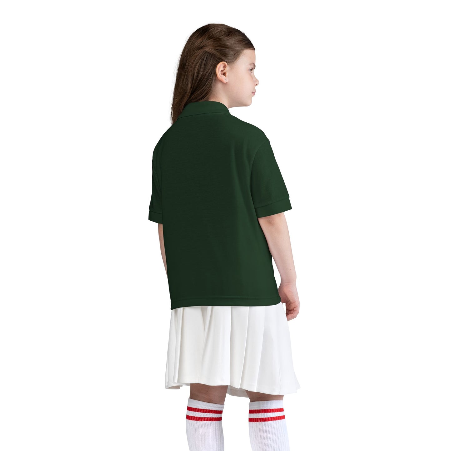 Youth Polo — 'Doom Brew' Logo Kids Jersey Polo Shirt