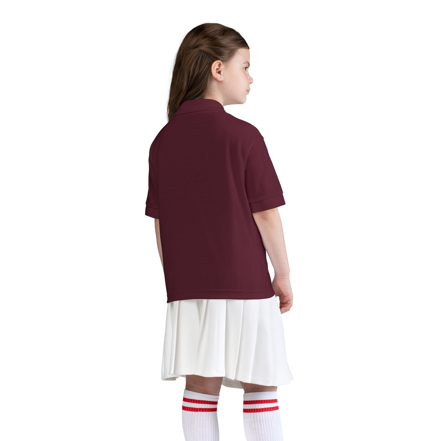 Youth Polo — 'Doom Brew' Logo Kids Jersey Polo Shirt