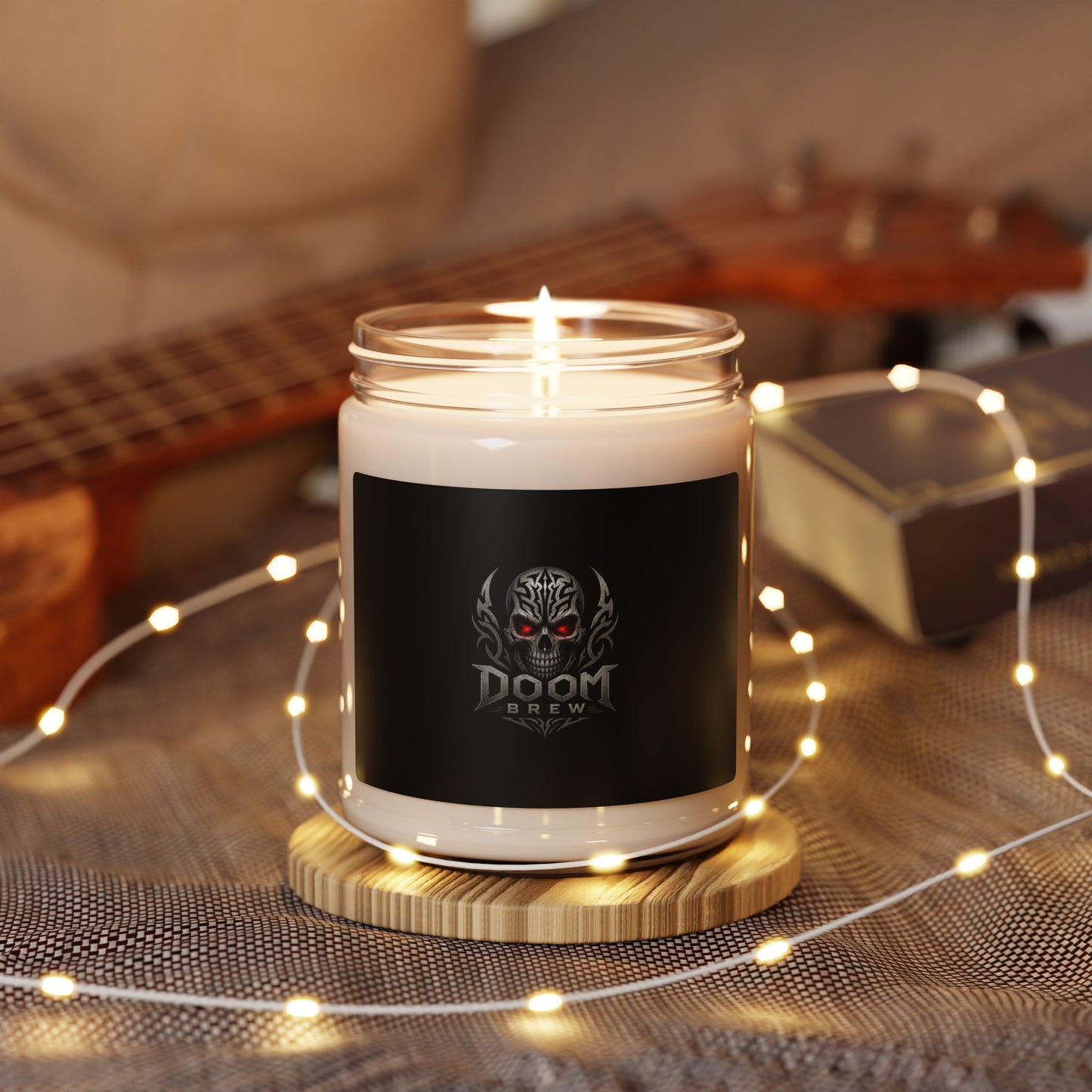 Doom Brew Scented Soy Candle — 9oz Gothic Skull Aromatherapy Candle