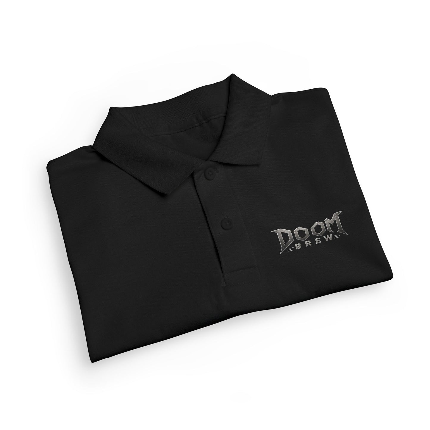 Youth Polo — 'Doom Brew' Logo Kids Jersey Polo Shirt