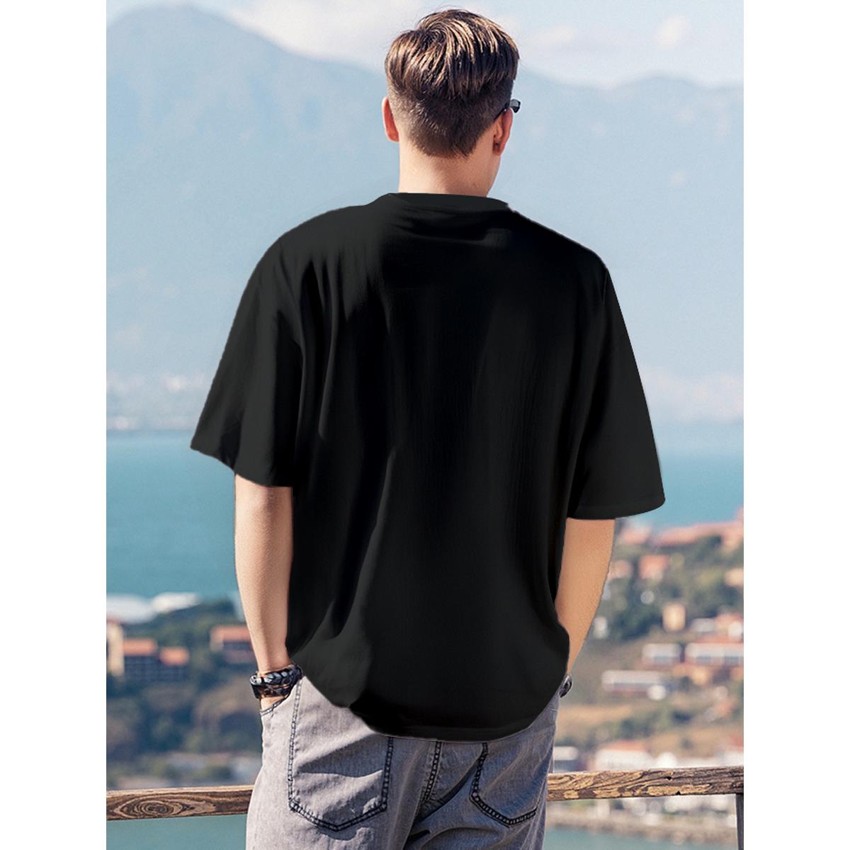 Men's T-Shirt Printed in USA|180GSM Front DTG