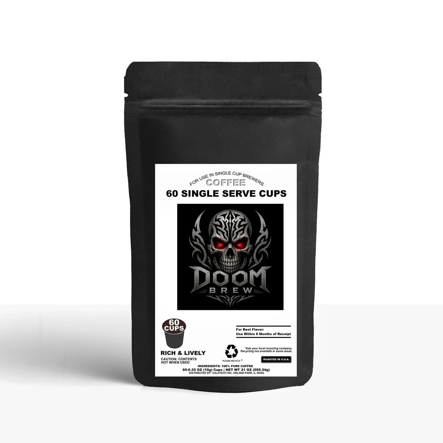 60 Pack Single Serve Coffee Capsules