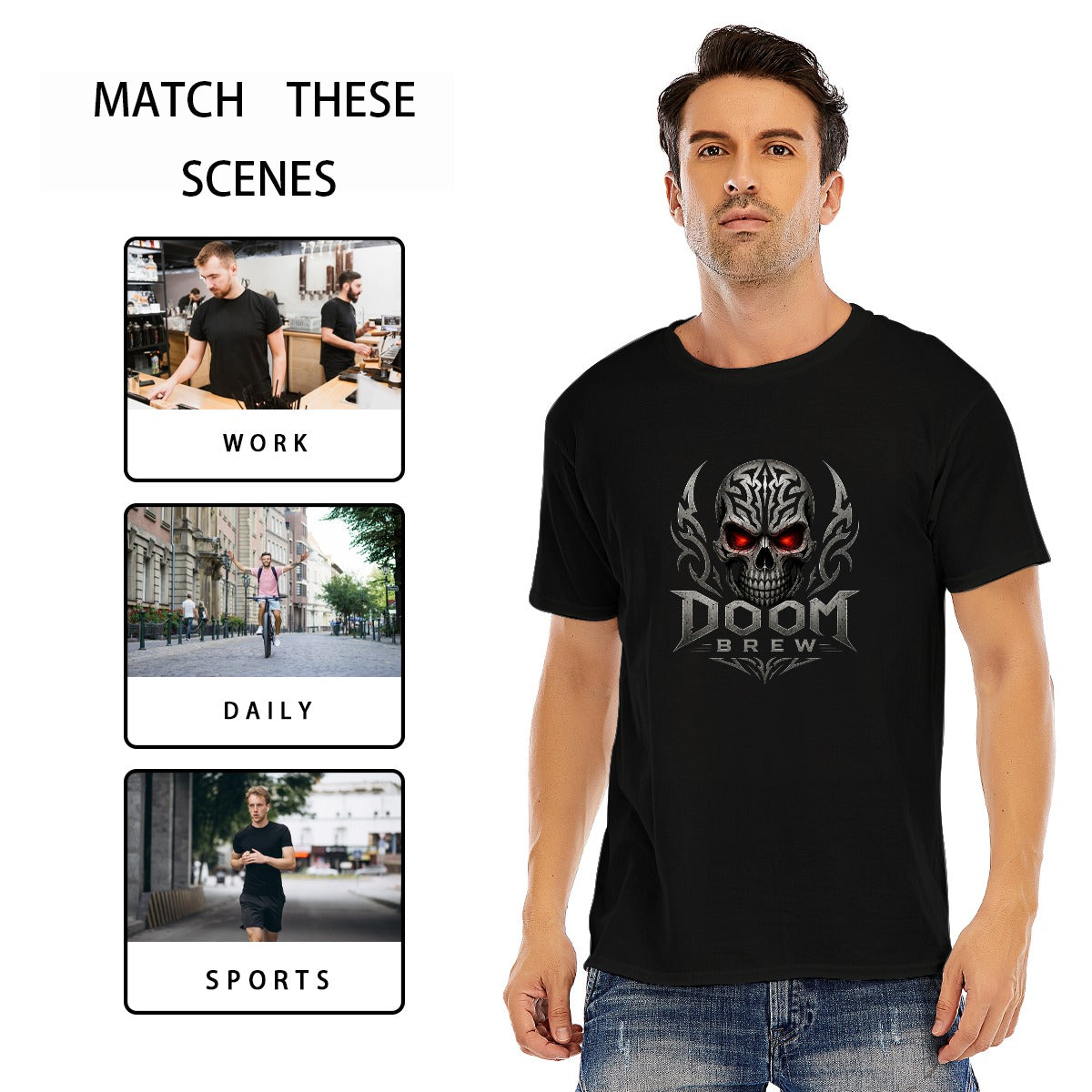 Unisex O-neck Short Sleeve T-shirt | 180GSM Cotton (DTF)