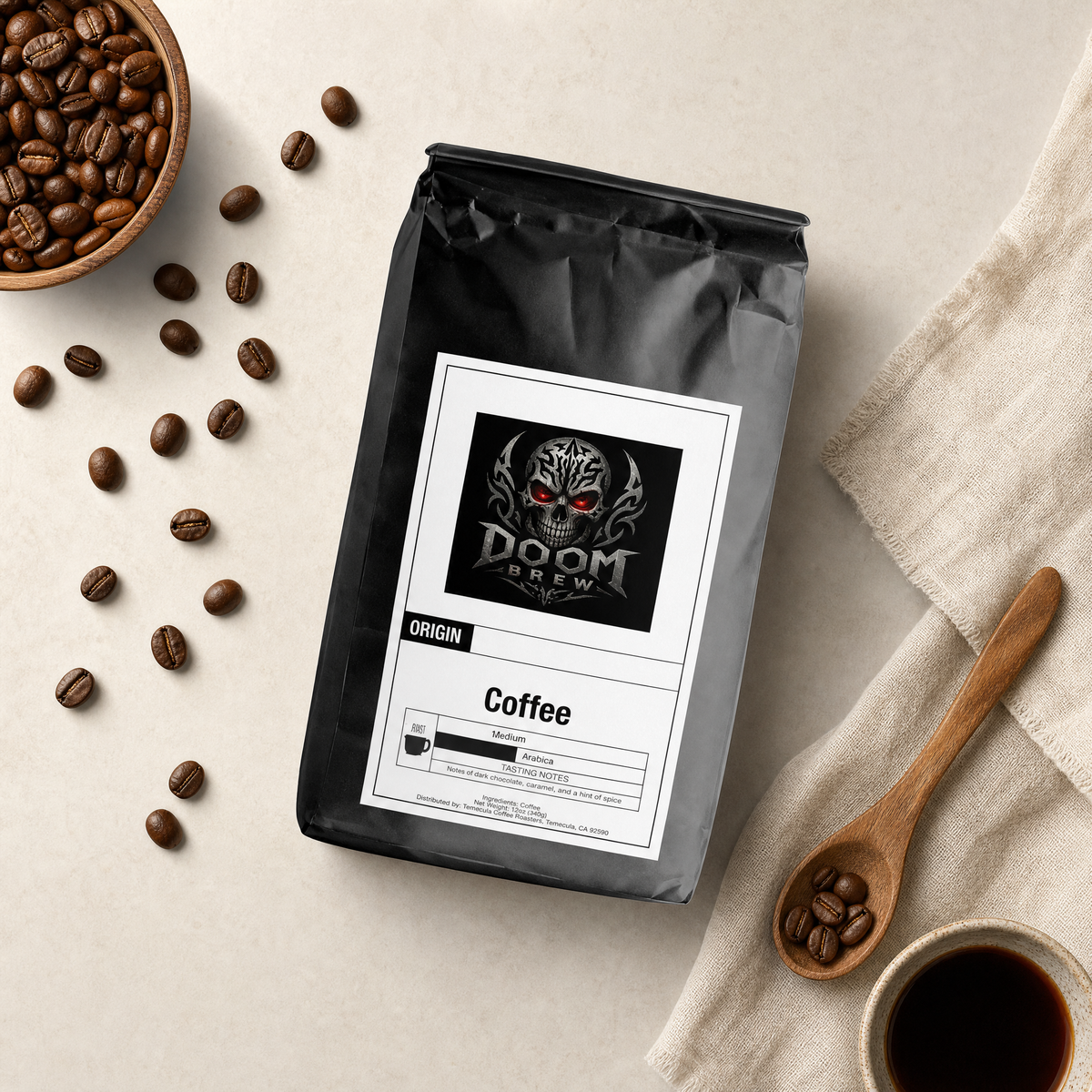 Doom Brew Honduras – Single Origin Medium Roast Coffee