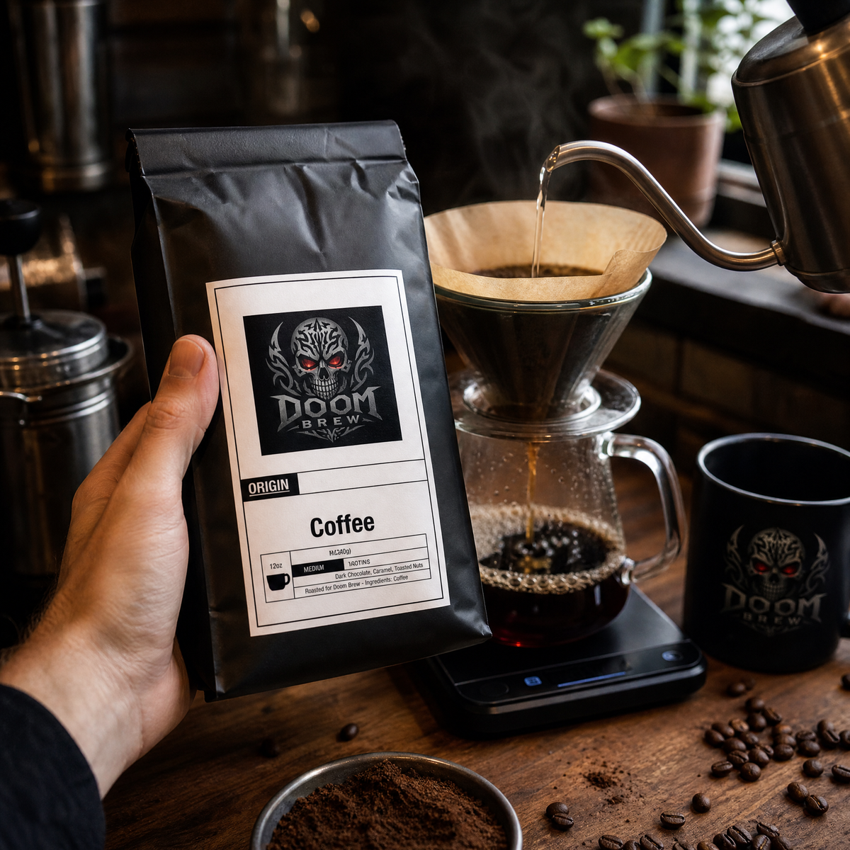 Doom Brew Honduras – Single Origin Medium Roast Coffee