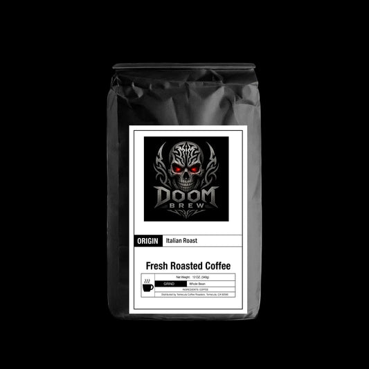 Doom Brew Italian Roast – Single Origin Dark Roast Coffee