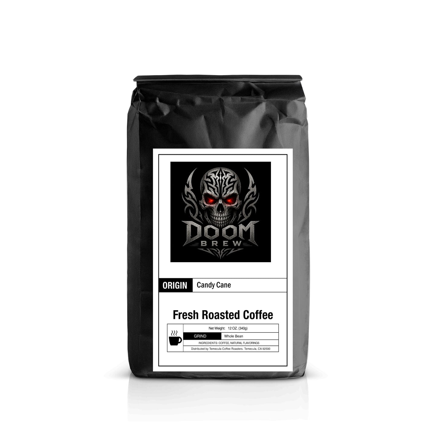 Doom Brew Candy Cane – Flavored Single Origin Coffee